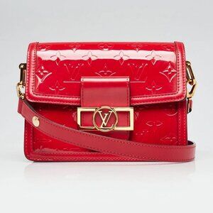 Louis Vuitton Cerise Monogram Vernis Dauphine Mini Bag